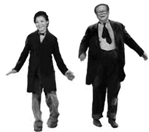 江总与夫人一起跳舞