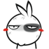 黑眼圈的兔子