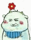 眯着眼笑