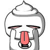 大便头吐舌头
