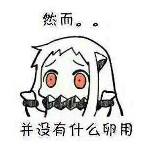 然而并没有什么卵用