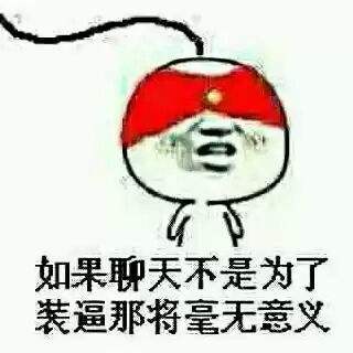 如果聊天不是为了装逼那将毫无意义