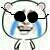 戴墨镜流眼泪