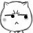 小猫斜眼盯人