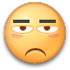 大圆脸难过